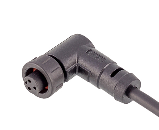 E7 Right angle Female Overmolded Plug(Threaded)}