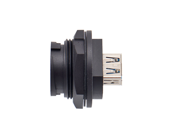 E16USB 母/母板后插座(卡扣式)}