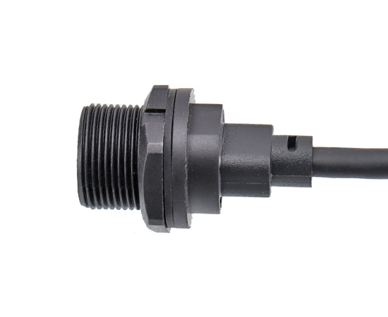 TYPE-C母/USB公 带线板后插座(螺纹式)}