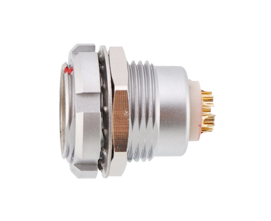 B系列-ZCG 固定式插座-双螺母-后面板安装}