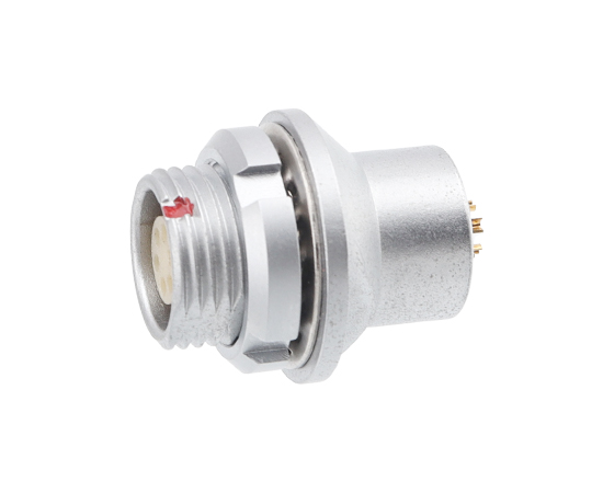 B系列-MEG 固定式插座-水密或真空密封(后面板安装)}